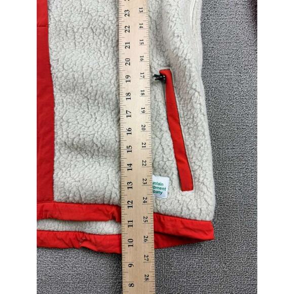 Mountain Equipment Company Fleece Jacket Men M Recycled Sherpa Full Zip White - Picture 5 of 10